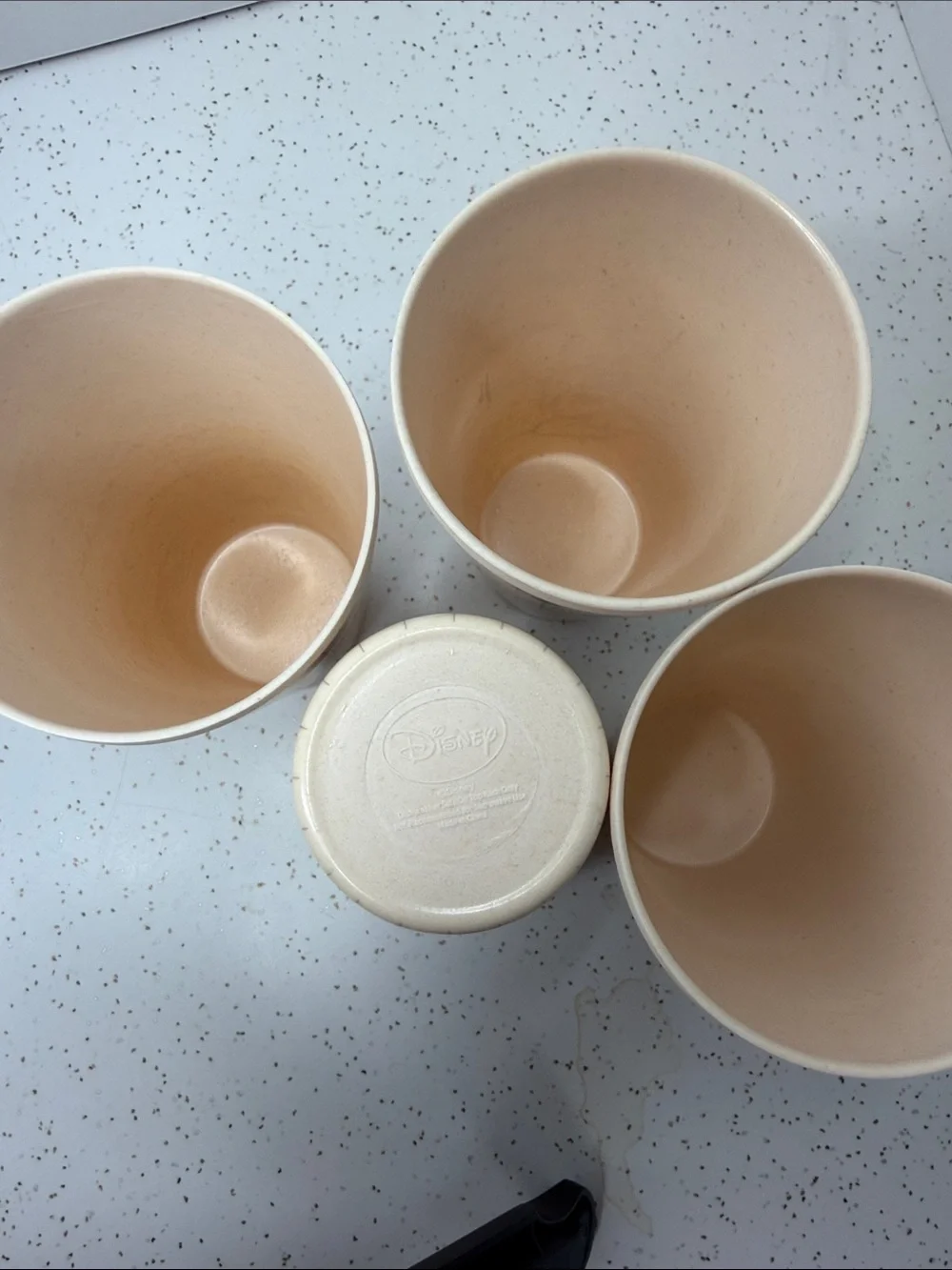 Disney Mickey Mouse Sketchbook Cups in Cream and Red - Set of 4